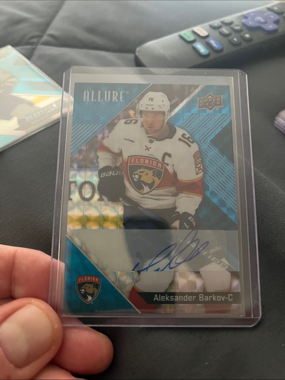 💎 Aleksander Barkov Allure Autographed Card #’d 24/35 💎